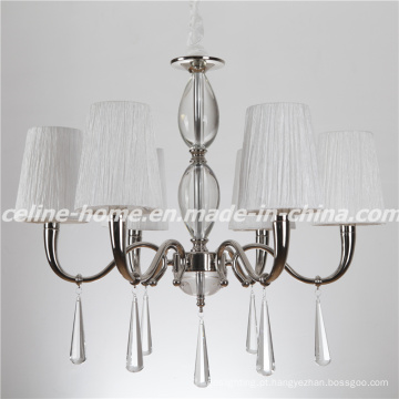 Moderno pingente iluminação lustre com sombra de tecido (SL2067-6)